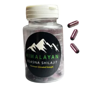 Elasna Himalayan Shilajit Capsules 30 Count – Premium Gold Grade Supplement