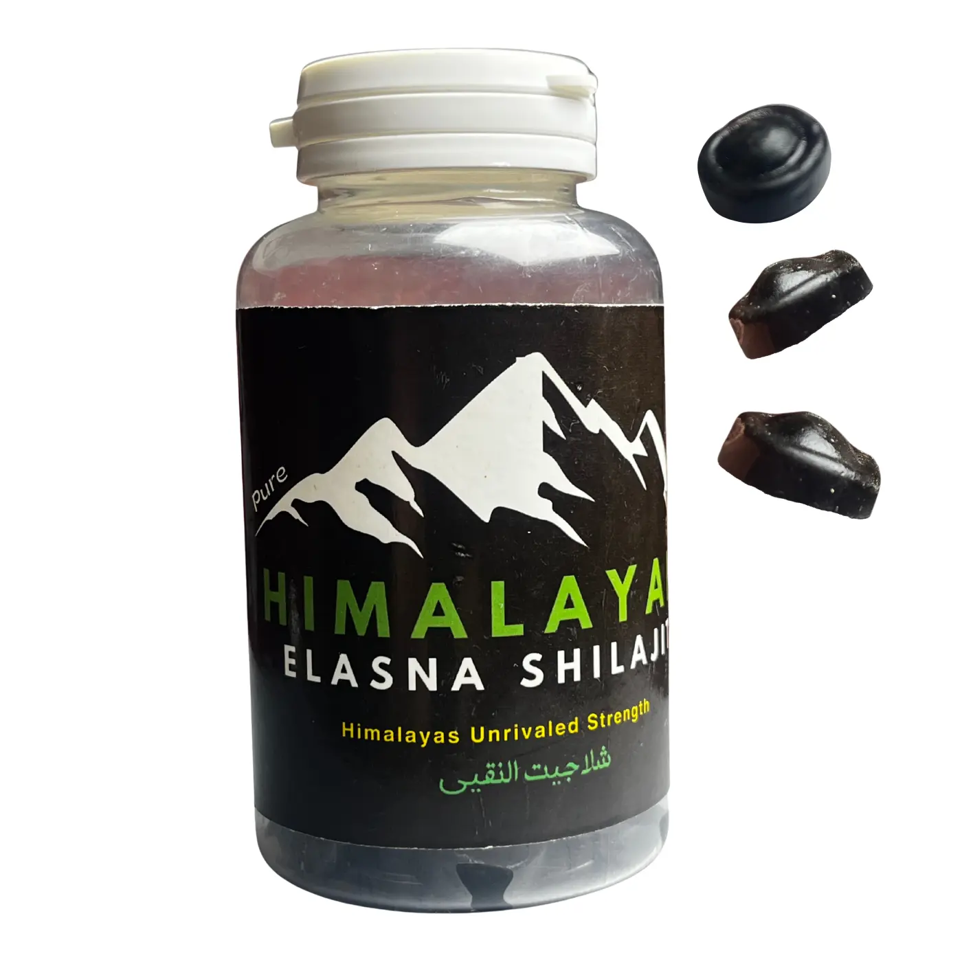 Elasna Himalayan Shilajit Gummies – 60 Gummies Bottle, Premium Gold Grade Shilajit Supplement